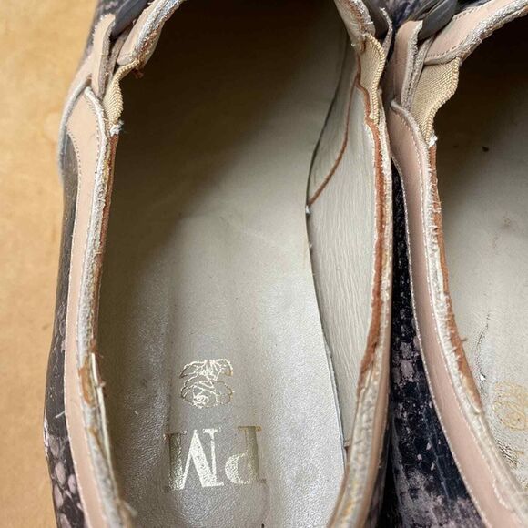 Faux Snakeskin Platform Espadrille Shoes Women EU 37 US 6.5 Lightweight Clubwear - Picture 14 of 15